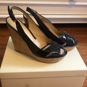 Coach wedge sandals